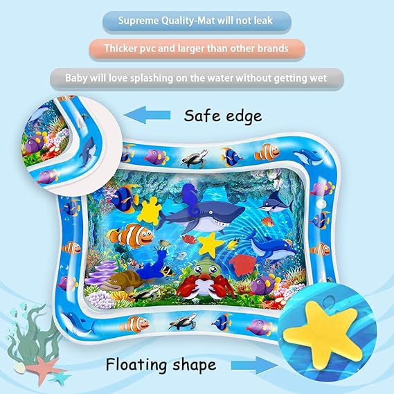 Inflatable Leakproof Water Mat For Baby - Online Buy Kar