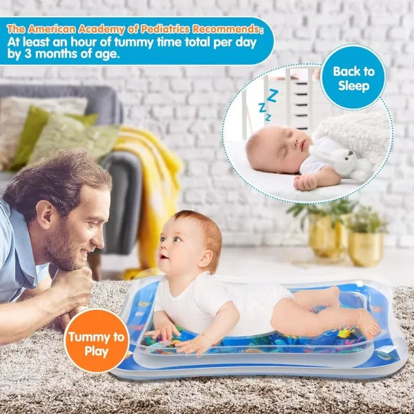 Inflatable Leakproof Water Mat For Baby - Online Buy Kar
